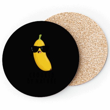 Discover Crooked By Nature Cute Banana Coasters