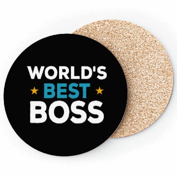 Discover World s Best Boss Funny Best Boss 1 Coasters