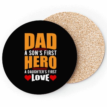 Discover Dad Son And Daughter Coasters