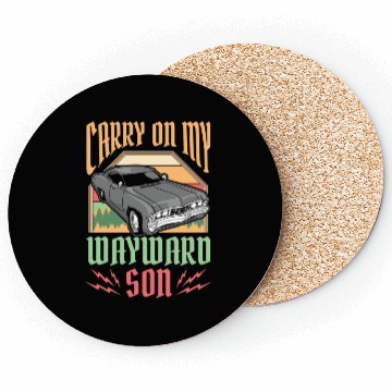 Discover Carry On My Wayward Son Supernatural Coasters