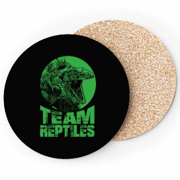 Discover Yawning Common Green Iguana Coasters