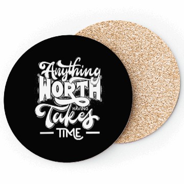 Discover Inspiring Quote Typography Coasters