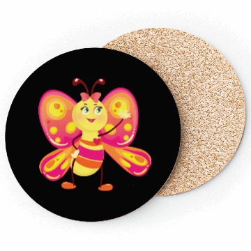 Discover Bubbly Butterfly Coasters