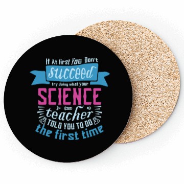 Discover Science Chemist periodic funny Scientist Chemistry Coasters