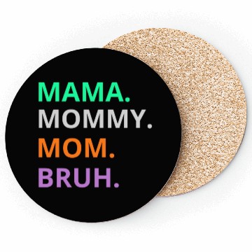 Discover vintage international women's day mama,mommy;bruh Coasters