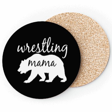 Discover Wrestling Mama Bear Wrestling Mom Coasters