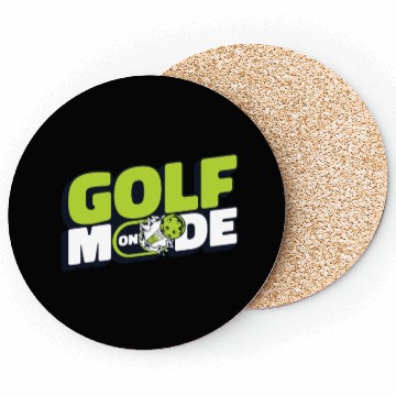 Discover Golf Mode On Golfer Golfing Legend Player Pro Golf Coasters