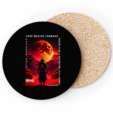 Discover Samurai Warrior Art Coasters