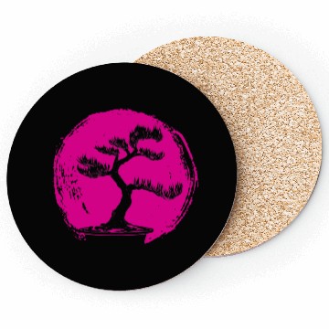 Discover Gardening Bonsai Tree Aesthetic Japanese Coasters