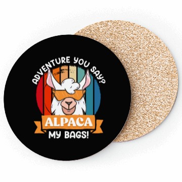 Discover Alpaca my Bags funny Mountaineer Mountain fan Coasters