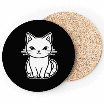 Discover Cat Kitten Feline Meow Coasters