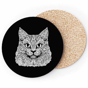 Discover Cat Kitten Feline Meow Coasters