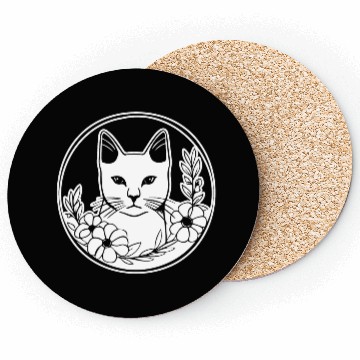 Discover Cat Kitten Feline Meow Coasters