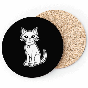 Discover Cat Kitten Feline Meow Coasters