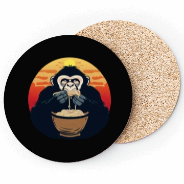 Discover gorilla noodles sunset Coasters