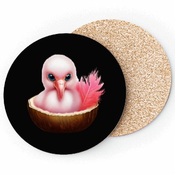 Discover Coconut Flamingo Coasters