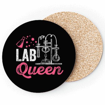 Discover Science Chemistry Lab Queen Chemist Coasters