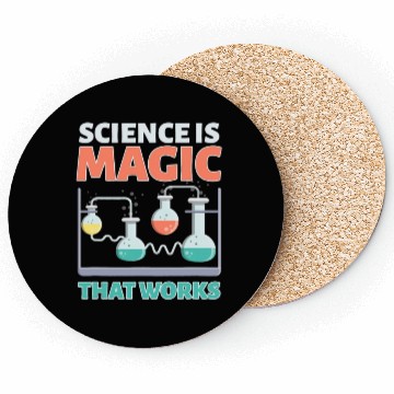 Discover Scientist Chemist Teacher Student Science Magic Th Coasters
