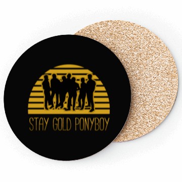 Discover Stay Gold Pony Coasters