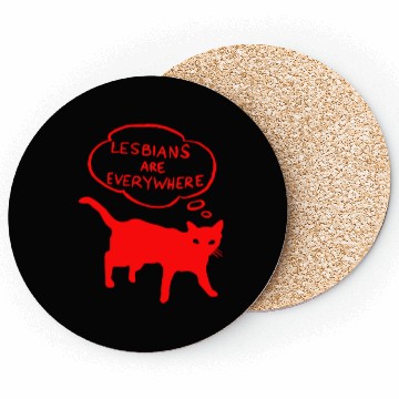 Discover Lesbians Are Everywhere Coasters