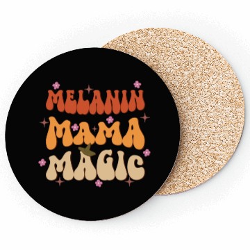 Discover Melanin Mama Magic, Independence Day Coasters