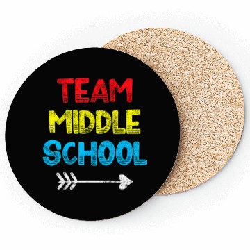 Discover Middle School Teacher Student Back to School Coasters