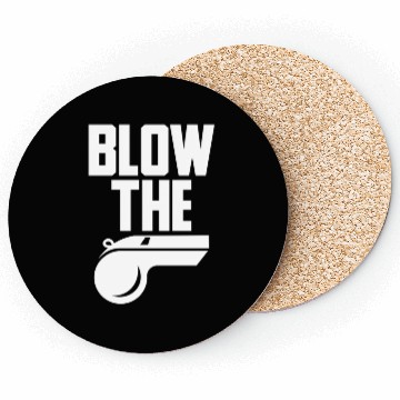 Discover Nice Whistle Volleyball Blow The Whistle Bad Refer Coasters