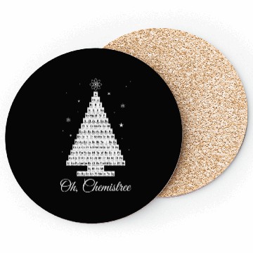 Discover Oh Chemistree Chemistry Periodic Table Elements Tr Coasters