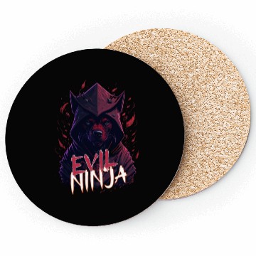 Discover Powerful Boston Terrier Dog Ninja Coasters