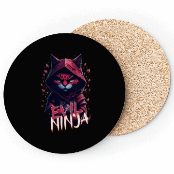 Discover Powerful American Shorthair Cat Ninja Coasters