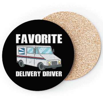 Discover Favorite Delivery Driver Costume Coasters