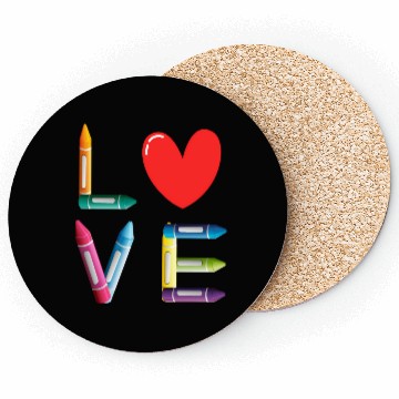 Discover Pre-K Teacher Preschool Day Love Teachers Crayon Coasters
