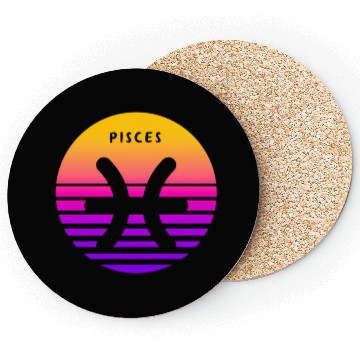 Discover Pisces Zodiac Sign Sunset Pisces Coasters