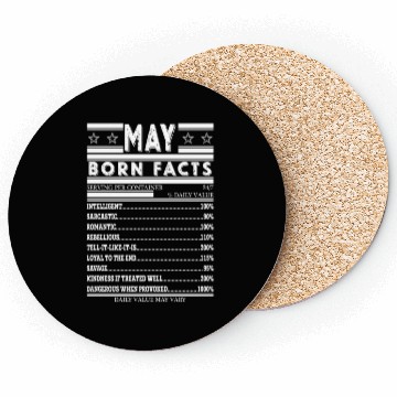 Discover Born In May Facts Coasters