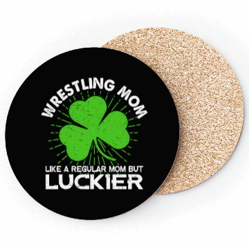 Discover Wrestling Mom St Patrick'S Day Lucky Irish Mama Coasters