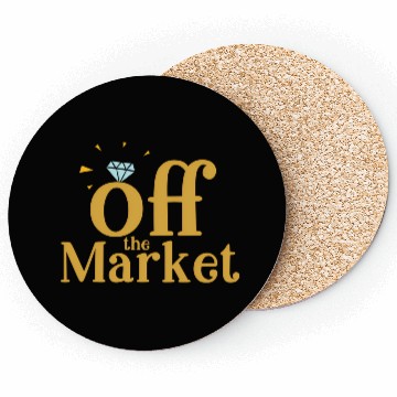 Discover Off The Market Fiance Or Bride With Engagement Rin Coasters