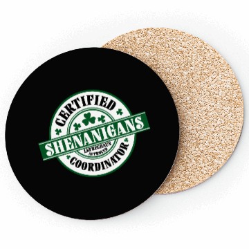 Discover Shenanigans Coordinator Shamrock St Patrick'S Day Coasters
