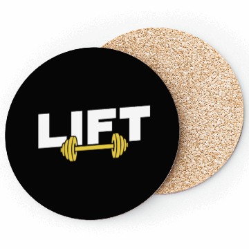 Discover Lift Workout Gym Weightlifting Lifting Coasters
