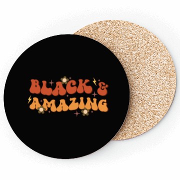 Discover Black And Amazing, Independence Day Coasters