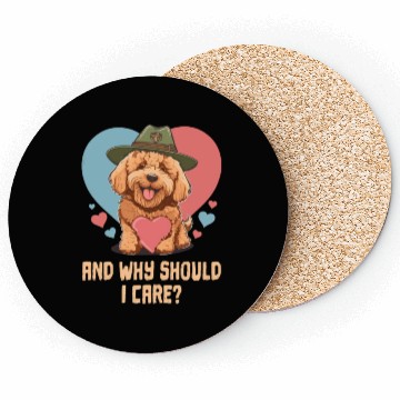 Discover And Why Should I Care Goldendoodle Dog Dad Doodle Coasters