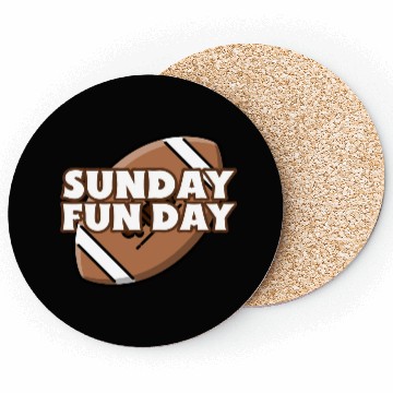 Discover Sunday Fun Day Football Coasters