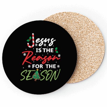 Discover Jesus Is The Reason For The Season Candy Cane Coasters