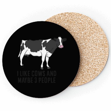 Discover Cow Farmer I Like Cows And Maybe 3 People Cattle C Coasters