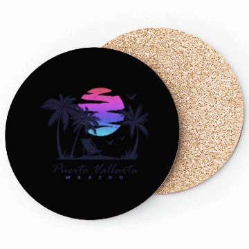 Discover Puerto Vallarta Mexico Beach Vacation Sunset Coasters