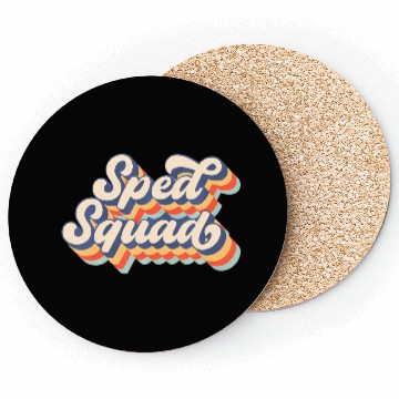 Discover Vintage Sped Squad Special Ed Teacher Back To Scho Coasters
