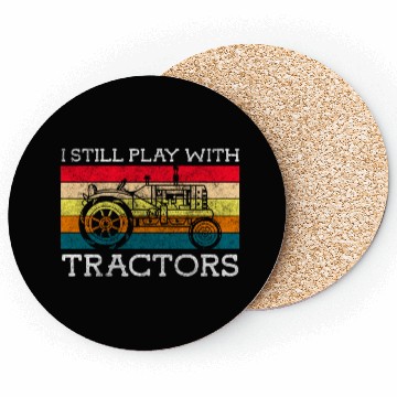 Discover Tractor Tractor Vehicle Coasters
