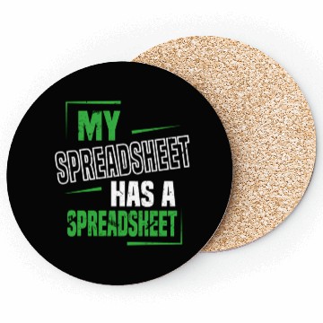 Discover My Spreadsheet Has A Spreadsheet Excel Data Analys Coasters