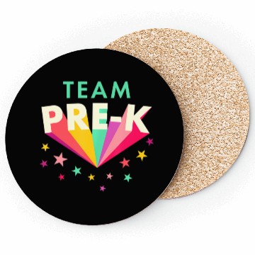 Discover Team Pre K Teacher Back To School Coasters