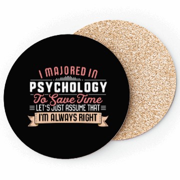 Discover Psychology Major Studen Graduation College Coasters