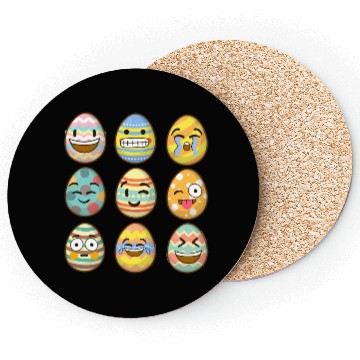 Discover Happy Easter Eggs Coasters